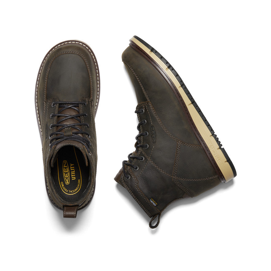 Men's San Jose 6" Waterproof Boot (Soft Toe) Cascade Brown - Image 4