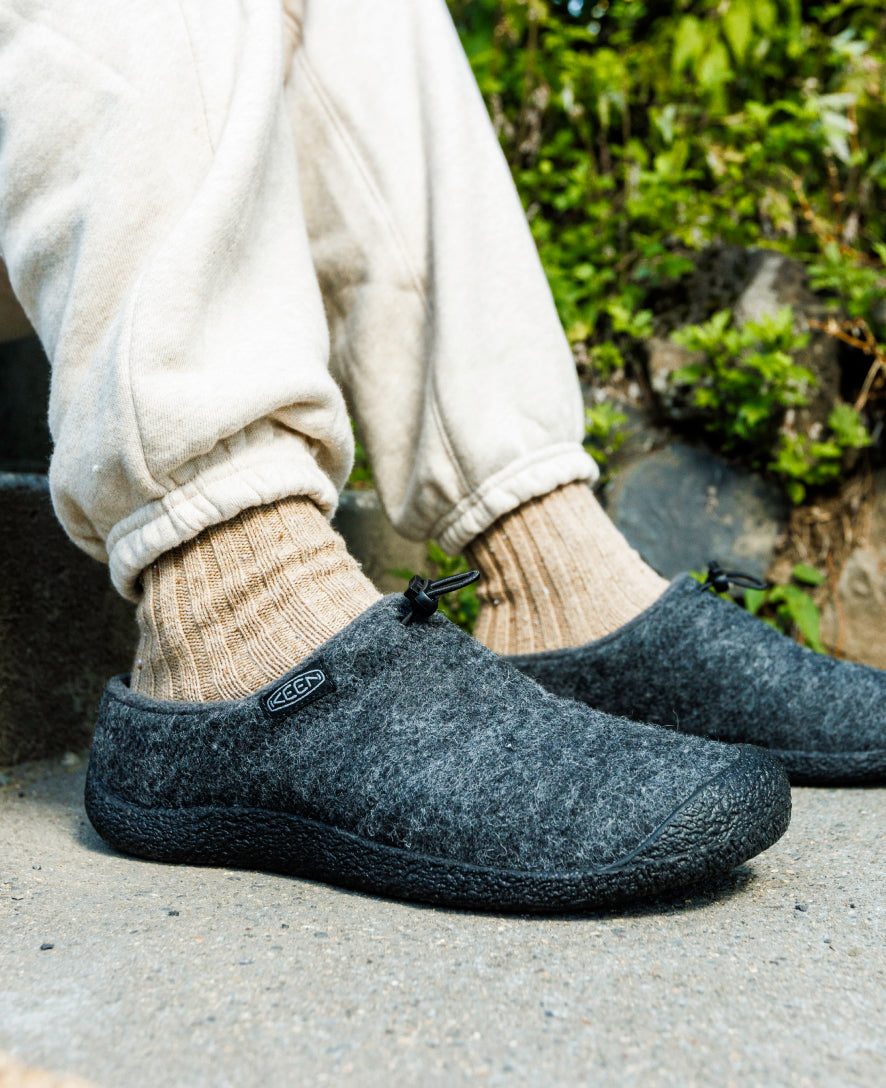 Men's Howser III Slide Charcoal Grey Felt/Black - Image 8