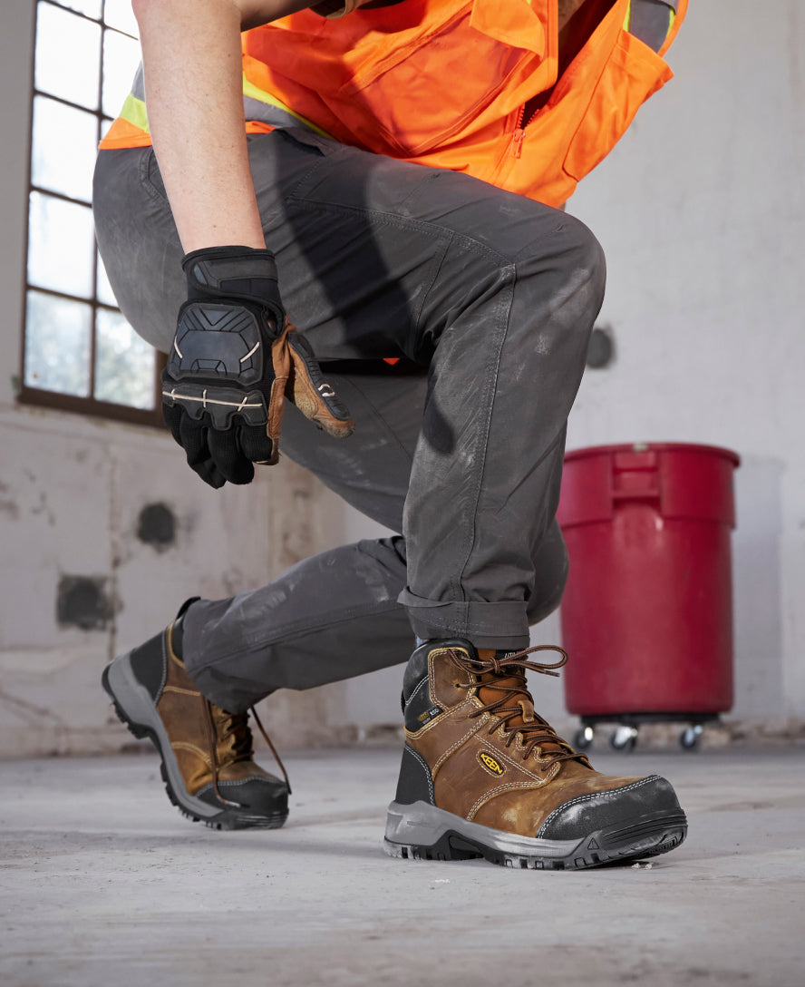 Women's Evanston 6" ESD Boot (Carbon Toe) Bison/Black - Image 8