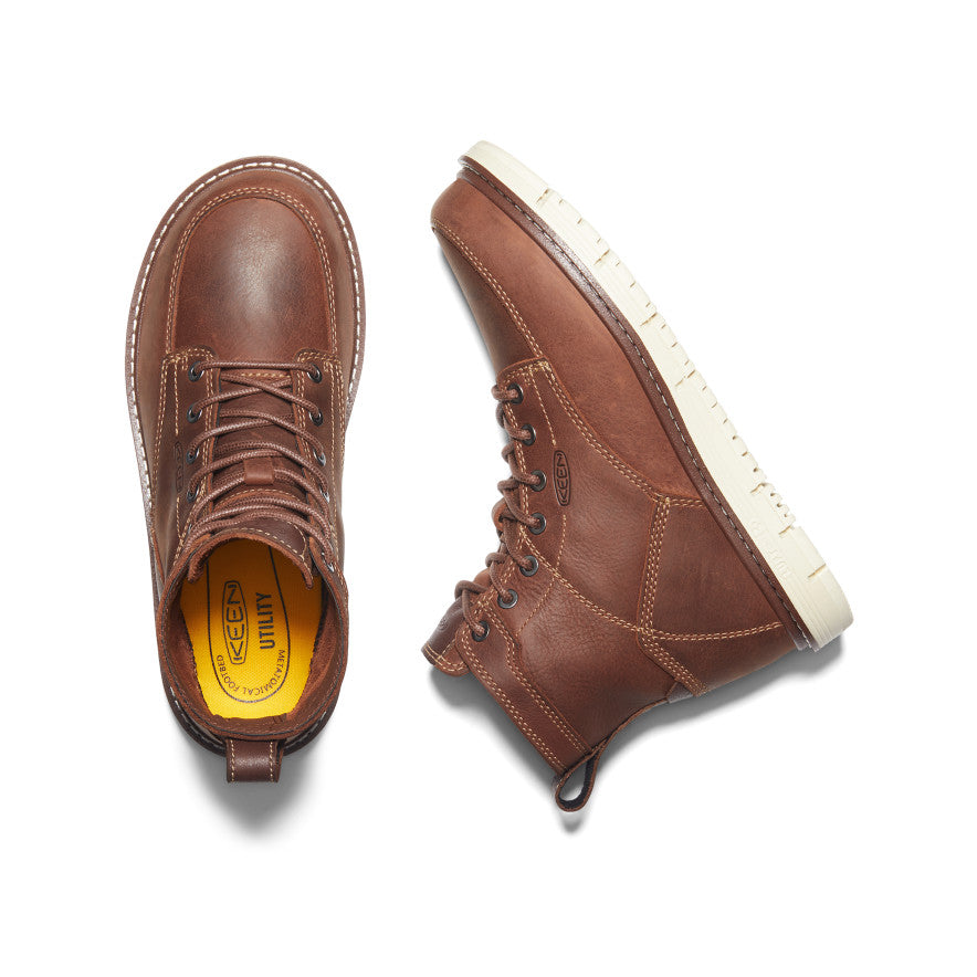 Women's San Jose 6" Boot (Soft Toe) Gingerbread/Off White - Image 4