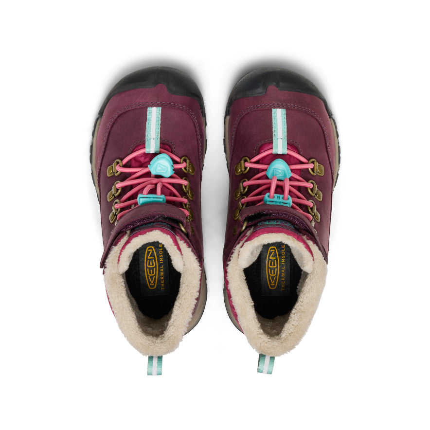 Little Kids' Kanibou Waterproof Winter Boot Fig/Pink Lemonade - Image 4