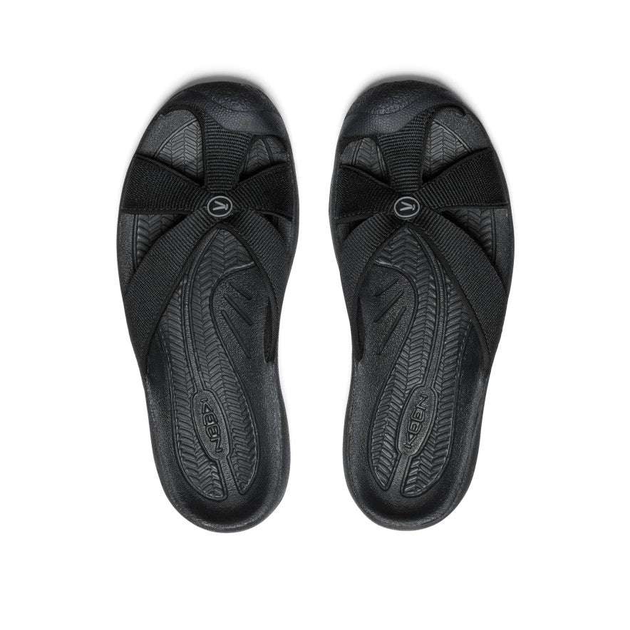 Women's Bali Slide Sandal Black/Steel Grey - Image 4