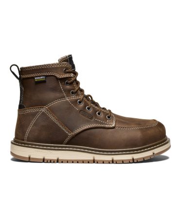 Women's San Jose 6" Waterproof Boot (Aluminum Toe) Cascade Brown/Gum