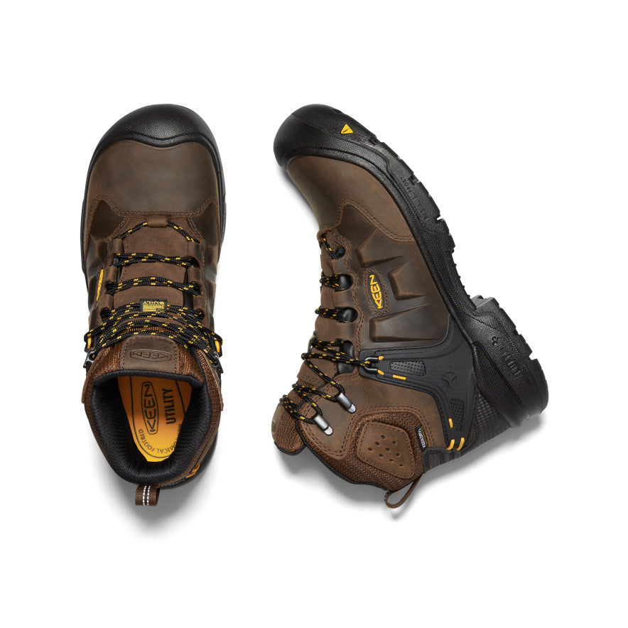 Men's Dover 6" Waterproof (Carbon Toe) Dark Earth/Black - Image 4