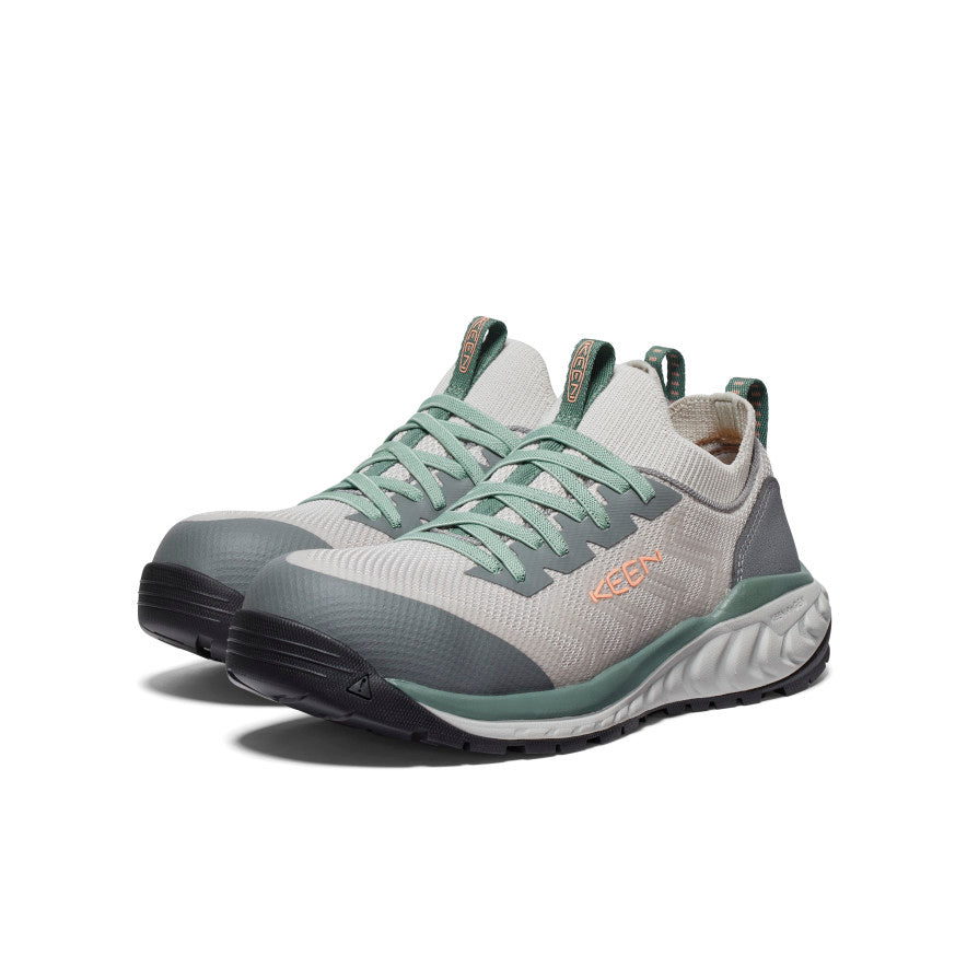 Women's Arvada Shift Work Sneaker (Carbon Toe) Steel Grey/Granite Green - Image 2