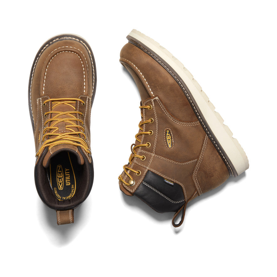 Men's Cincinnati 6" Waterproof Boot (Soft Toe) Belgian/Sandshell - Image 4