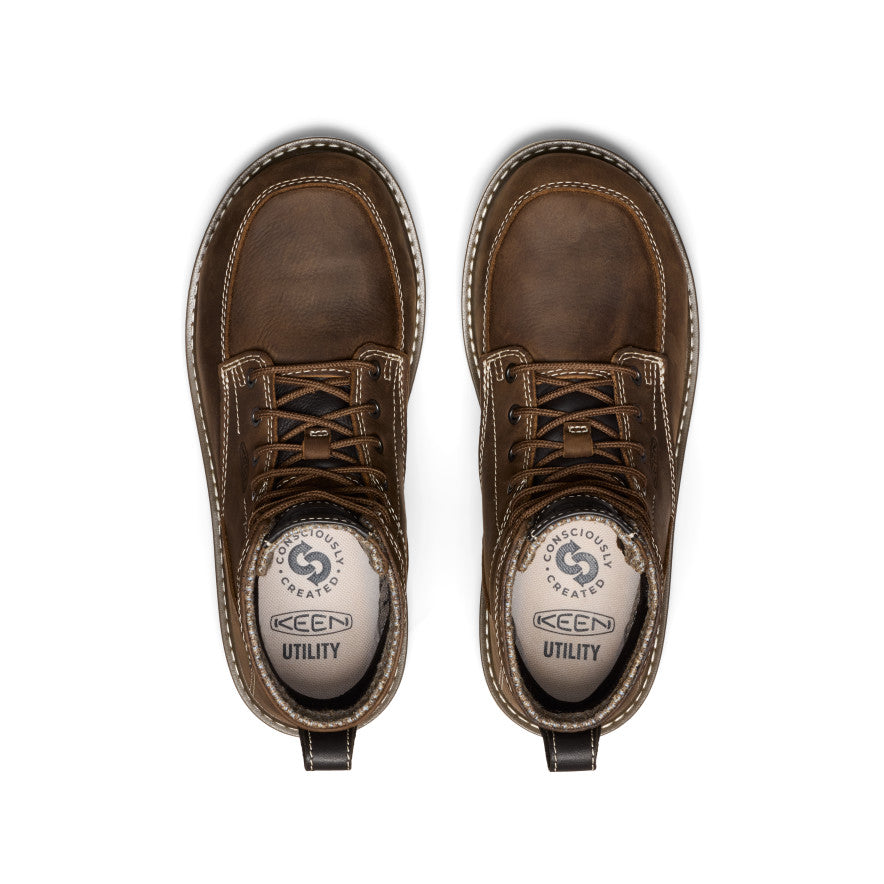 Women's San Jose 6" Waterproof Boot (Aluminum Toe) Cascade Brown/Gum - Image 4