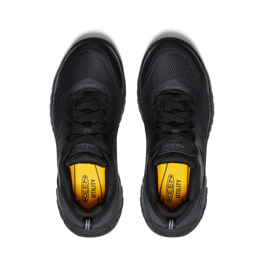 Women's Arvada ESD Work Sneaker (Carbon Toe) Black/Black - Image 4