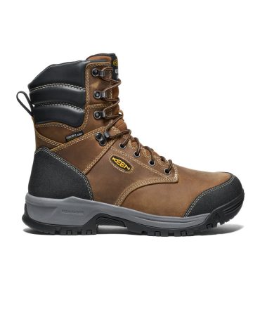 Men's Evanston 8" Insulated Waterproof Boot (Soft Toe) Bison/Black