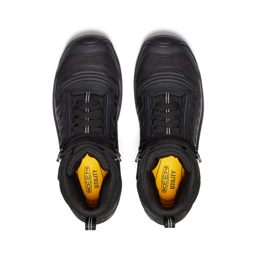 Men's Reno Waterproof Mid (Soft Toe) Black/Black - Image 4