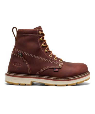 Men's Liberty 6" Waterproof 90° Heel Boot (Carbon Toe) Bombay Brown/Gum