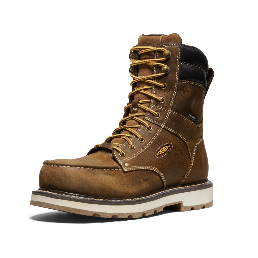 Men's Cincinnati 8" Waterproof 90° Heel Boot (Carbon Toe) Belgian/Sandshell - Image 3