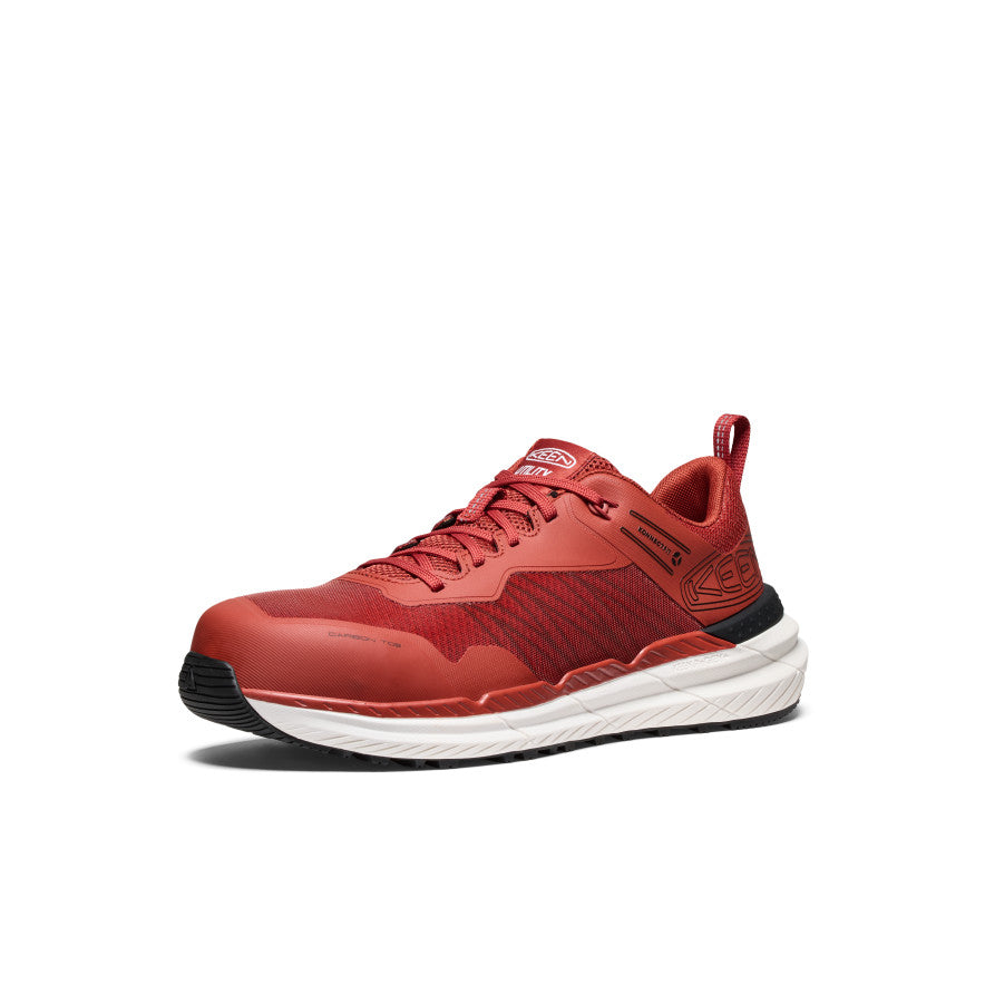 Men's Speedworks Work Sneaker (Carbon Toe) Red Ochre/Black - Image 3