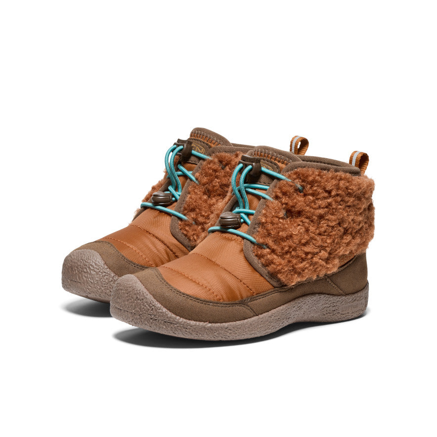 Big Kids' Howser II Waterproof Chukka Roasted Pecan/Dark Earth - Image 2