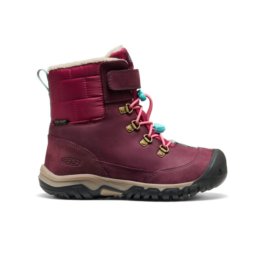 Big Kids' Kanibou Waterproof Winter Boot Fig/Pink Lemonade