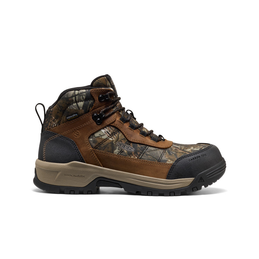 Men's Skokie Waterproof Work Boot (Carbon Toe) Camo/Black