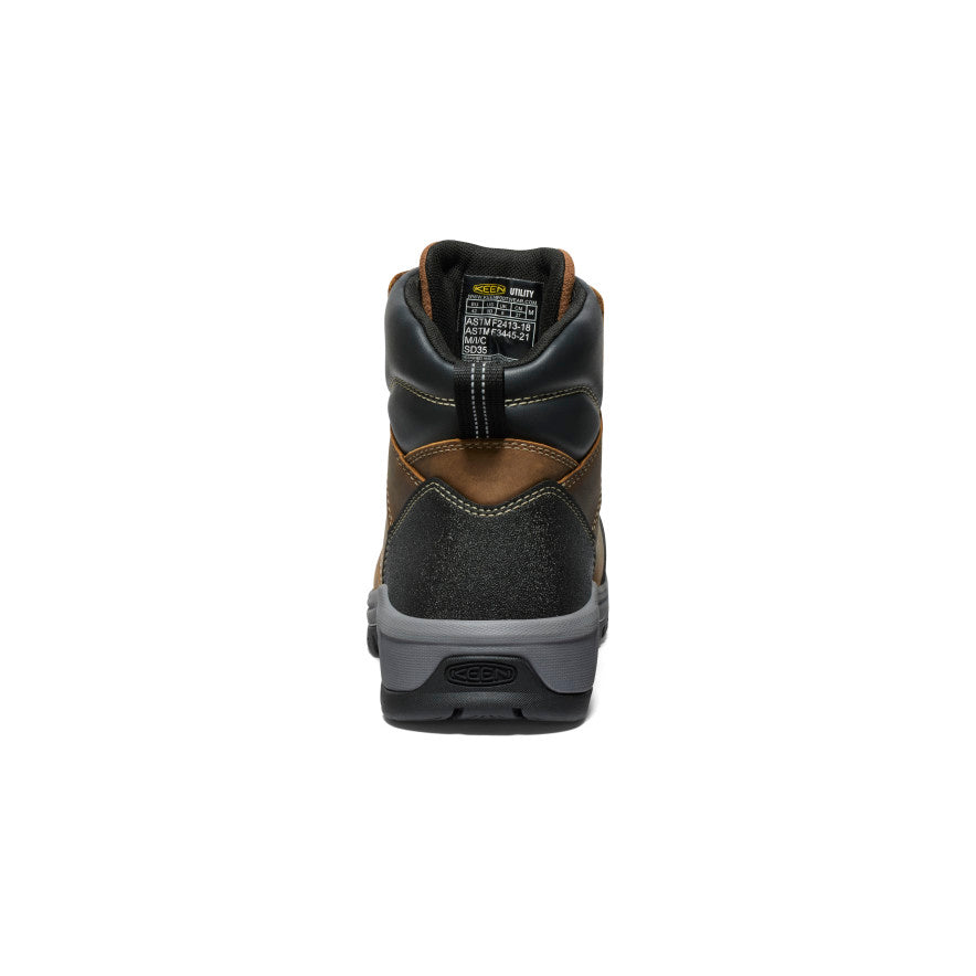 Men's Evanston 6" ESD Boot (Carbon Toe) Bison/Black - Image 5