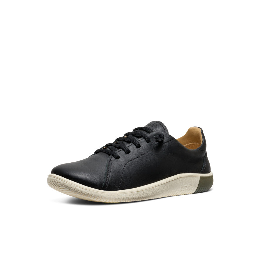 Women's KNX Leather Sneaker Black/Star White - Image 2
