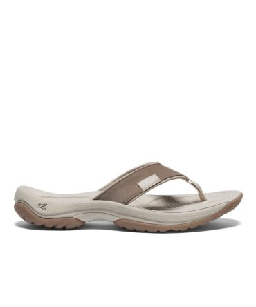 Women's Kona Leather Flip-Flop Brindle/Silver Birch