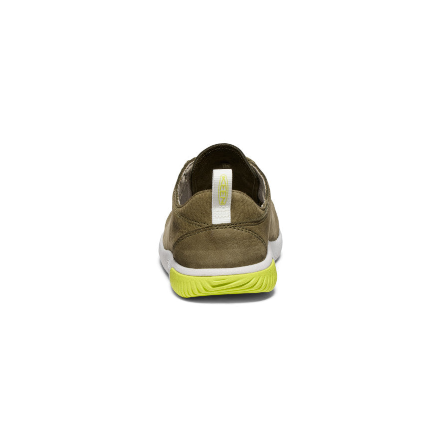 Big Kids' KNX Leather Sneaker Martini Olive/Evening Primrose - Image 6