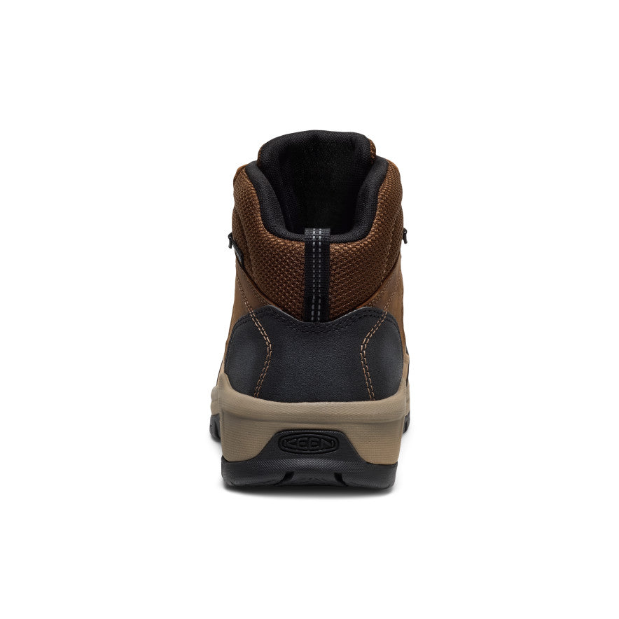 Men's Skokie Waterproof Work Boot (Carbon Toe) Dark Earth/Black - Image 5