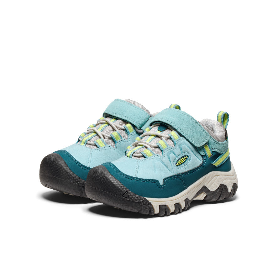 Little Kids' Targhee IV Waterproof Hiking Shoe Reef Waters/Daiquiri Green - Image 2