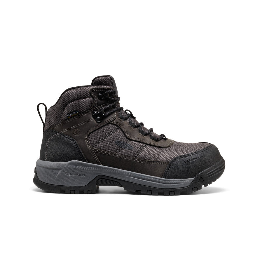 Men's Skokie Waterproof Work Boot (Carbon Toe) Magnet/Black