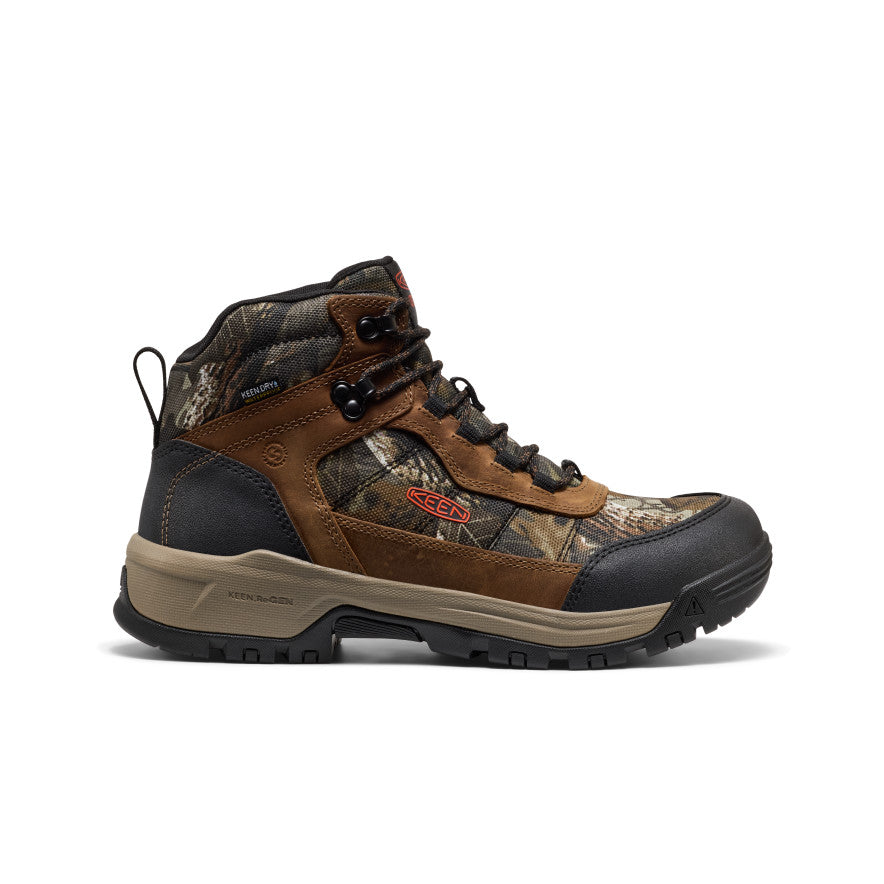 Men's Skokie Waterproof Work Boot (Soft Toe) Camo/Black