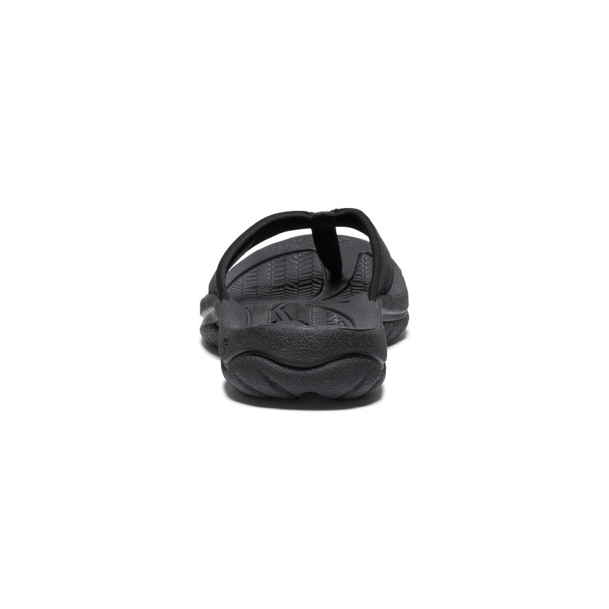 Women's Kona Leather Flip-Flop Black/Vapor - Image 5