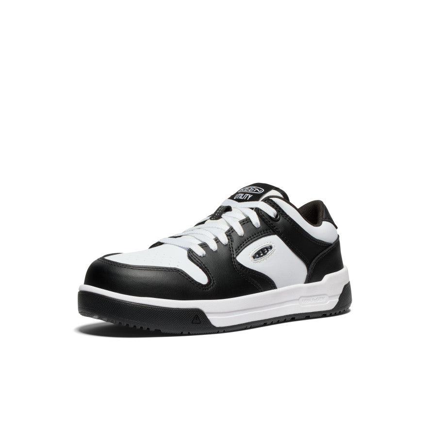 Women's Overton Work Shoe (Carbon Toe) Star White/Black - Image 3