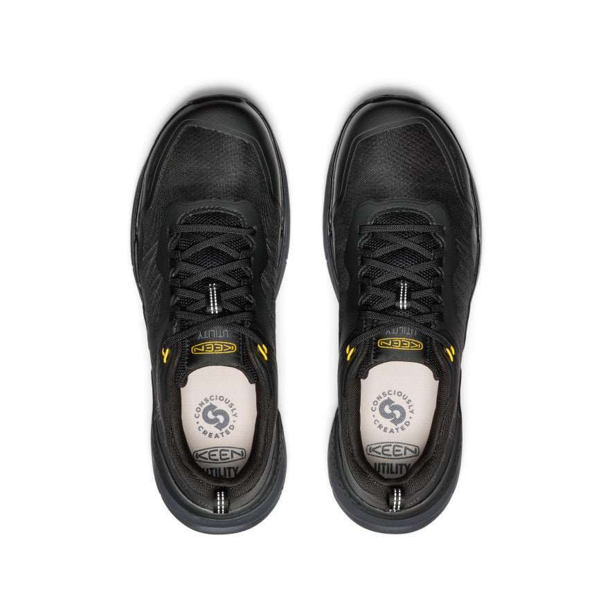 Men's Speedworks Work Sneaker (Carbon Toe) Black/Steel Grey - Image 4