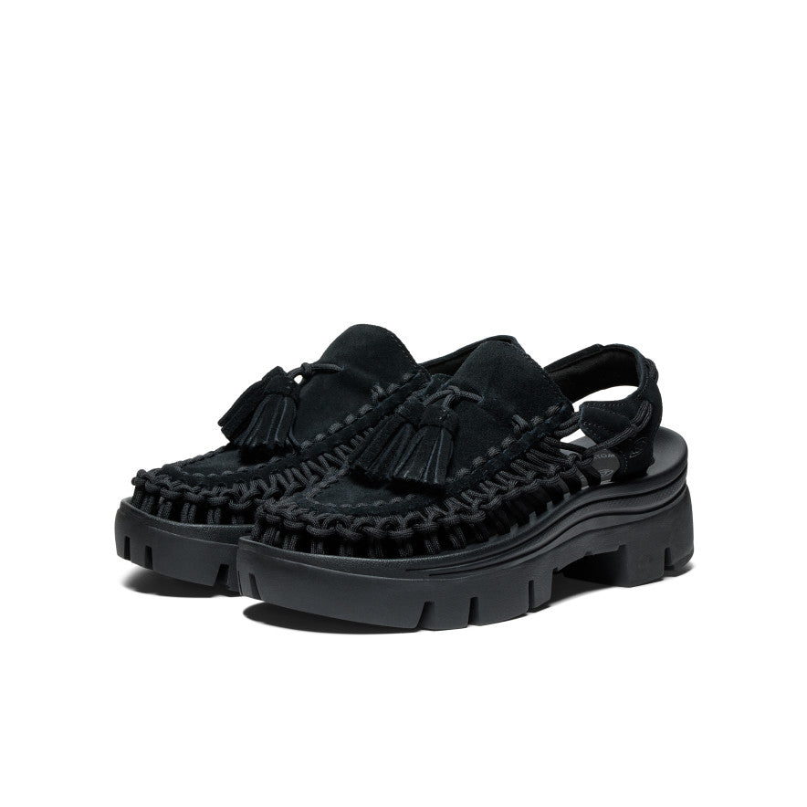 All Gender UNEEK PLT Tassel Sneaker Black/Black - Image 2
