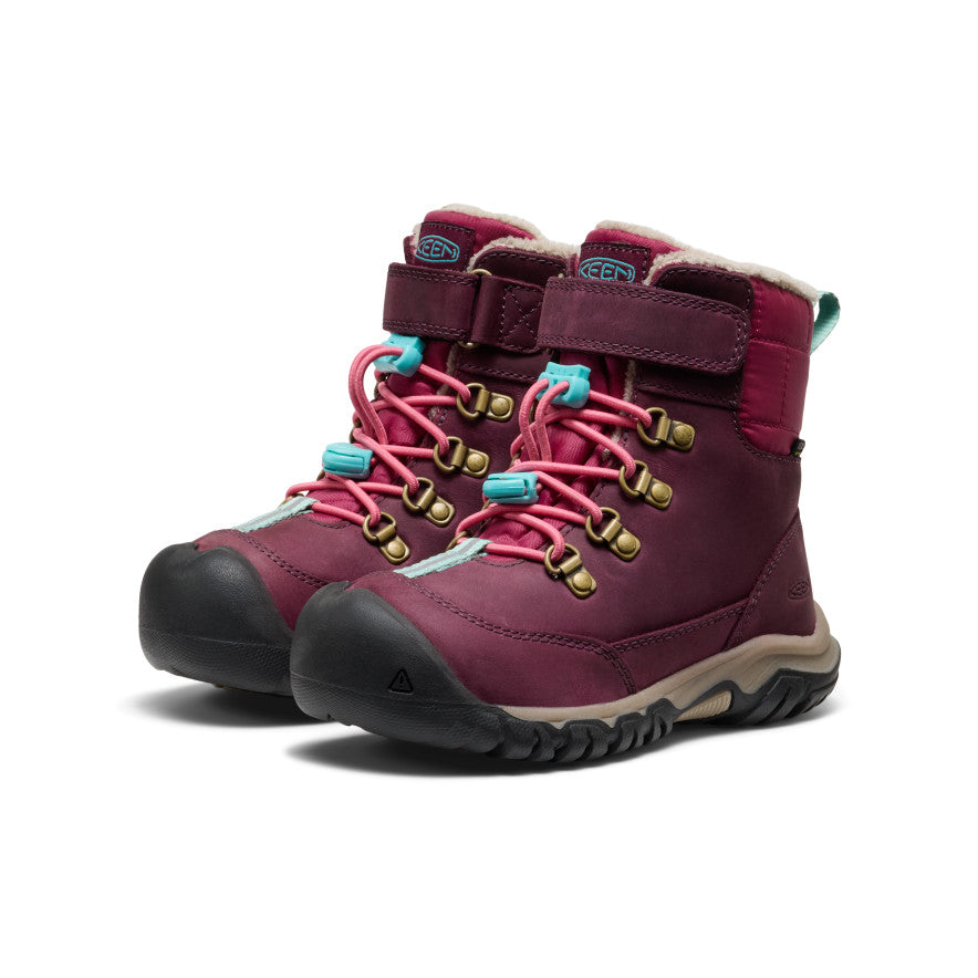 Little Kids' Kanibou Waterproof Winter Boot Fig/Pink Lemonade - Image 2