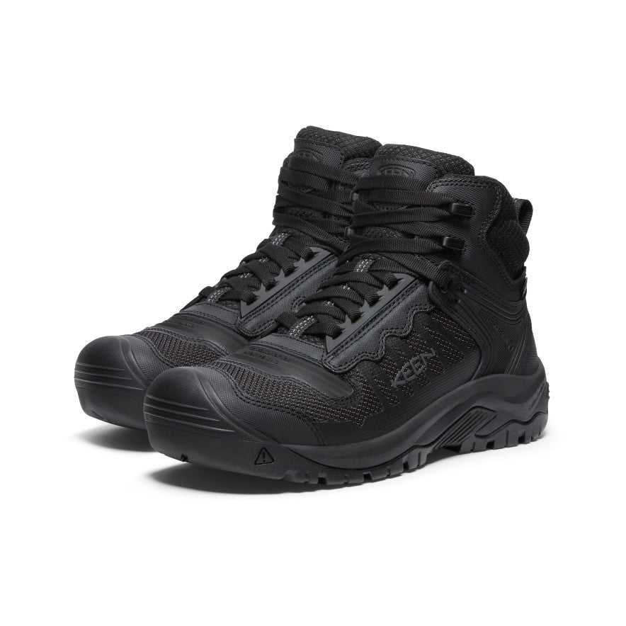 Men's Reno Waterproof Mid (Soft Toe) Black/Black - Image 2