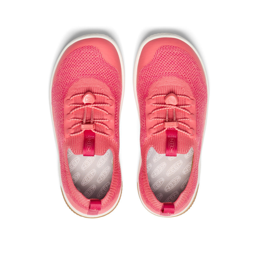 Big Kids' KNX Knit Sneaker Dubarry/Star White - Image 4