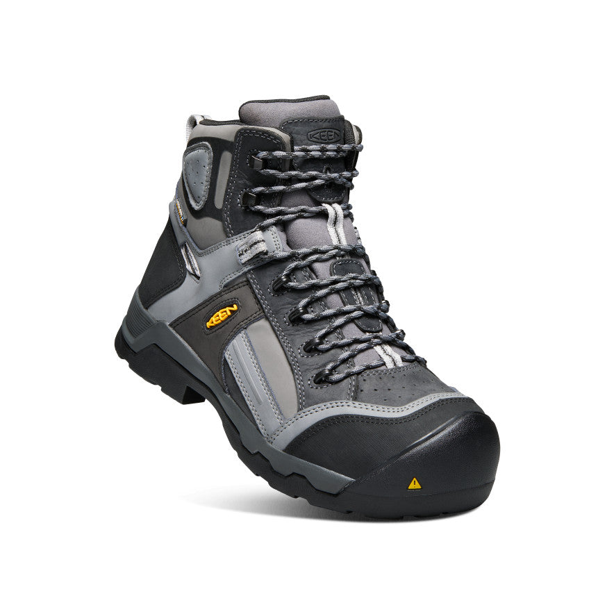 Men's Davenport 6" Insulated Waterproof Boot (Composite Toe) Magnet/Steel Grey - Image 3