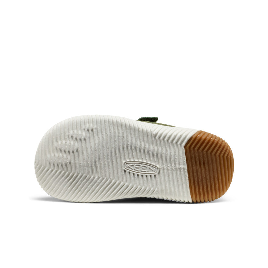 Little Kids' KNX T-Toe Sneaker Bronze Green/Star White - Image 6