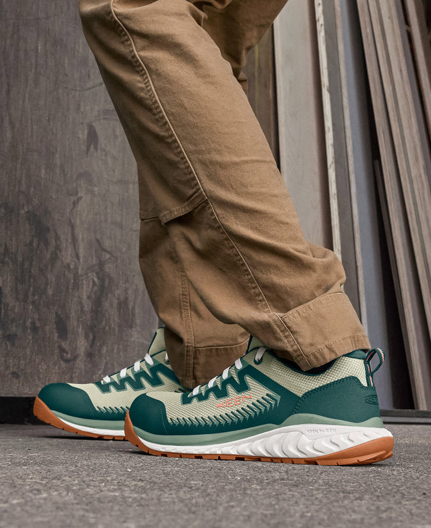 Women's Arvada Work Sneaker (Carbon Toe) Sea Moss/Desert Sage - Image 8