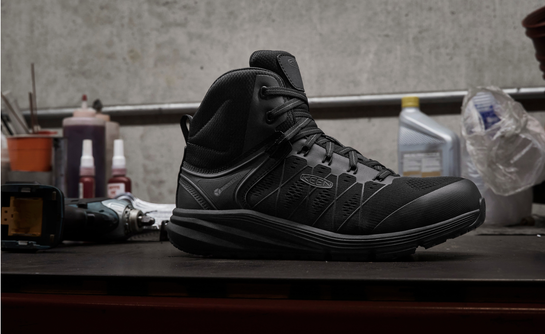 Men's Vista Energy Mid INT MET (Carbon Toe) Black/Raven - Image 7