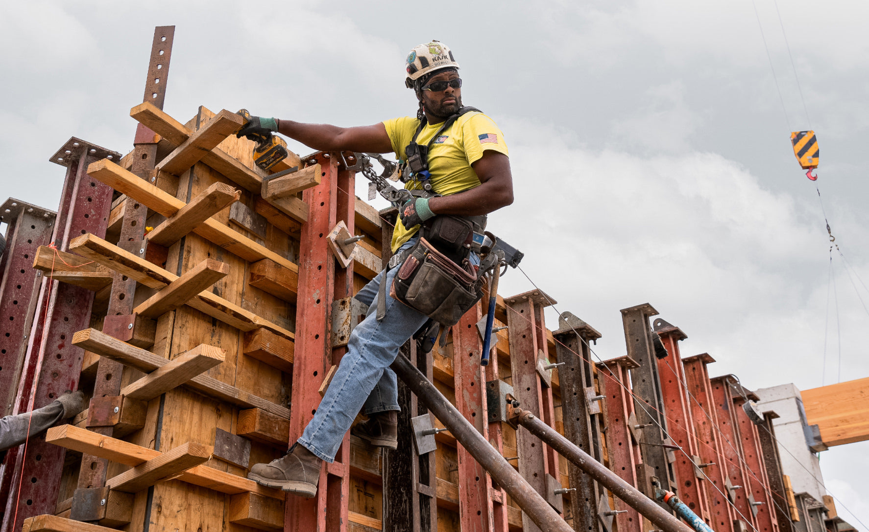Men's San Jose 6" Waterproof 90° Heel Boot (Aluminum Toe) Bison/Black - Image 7