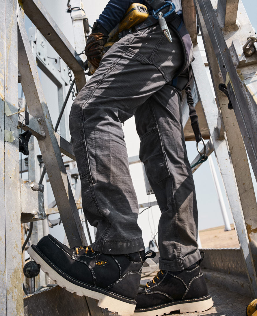 Men's Cincinnati 6" Waterproof 90° Heel Boot (Carbon Toe) Belgian/Sandshell - Image 9