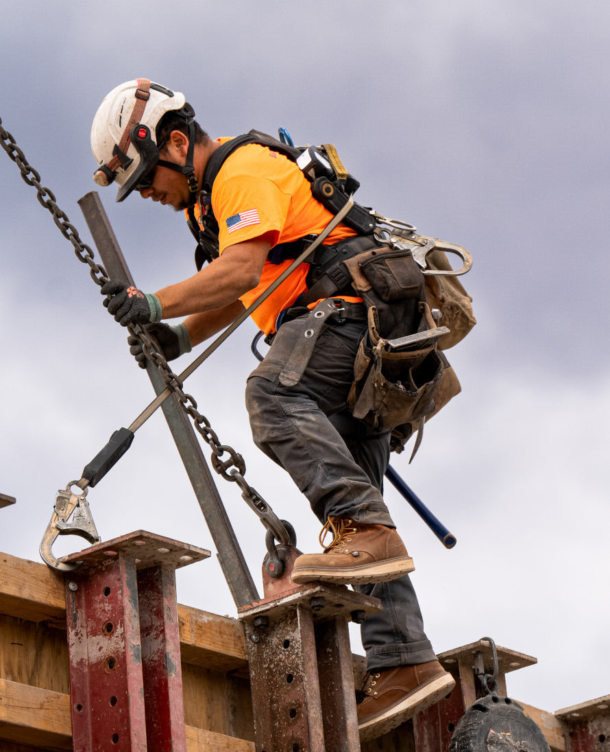 Men's Liberty 6" Boot (Soft Toe) Leather Brown/Birch - Image 8