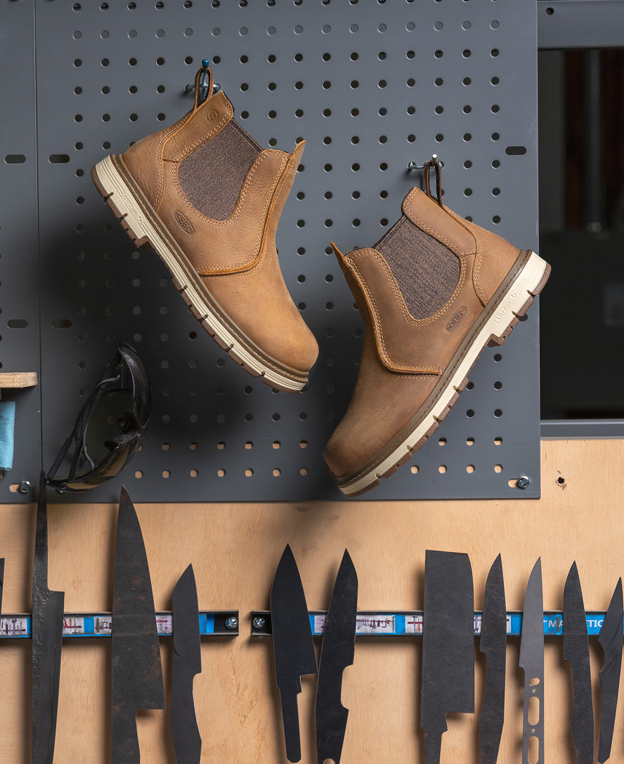 Women's San Jose Chelsea 90° Heel Boot (Soft Toe) Belgian/Gum - Image 8