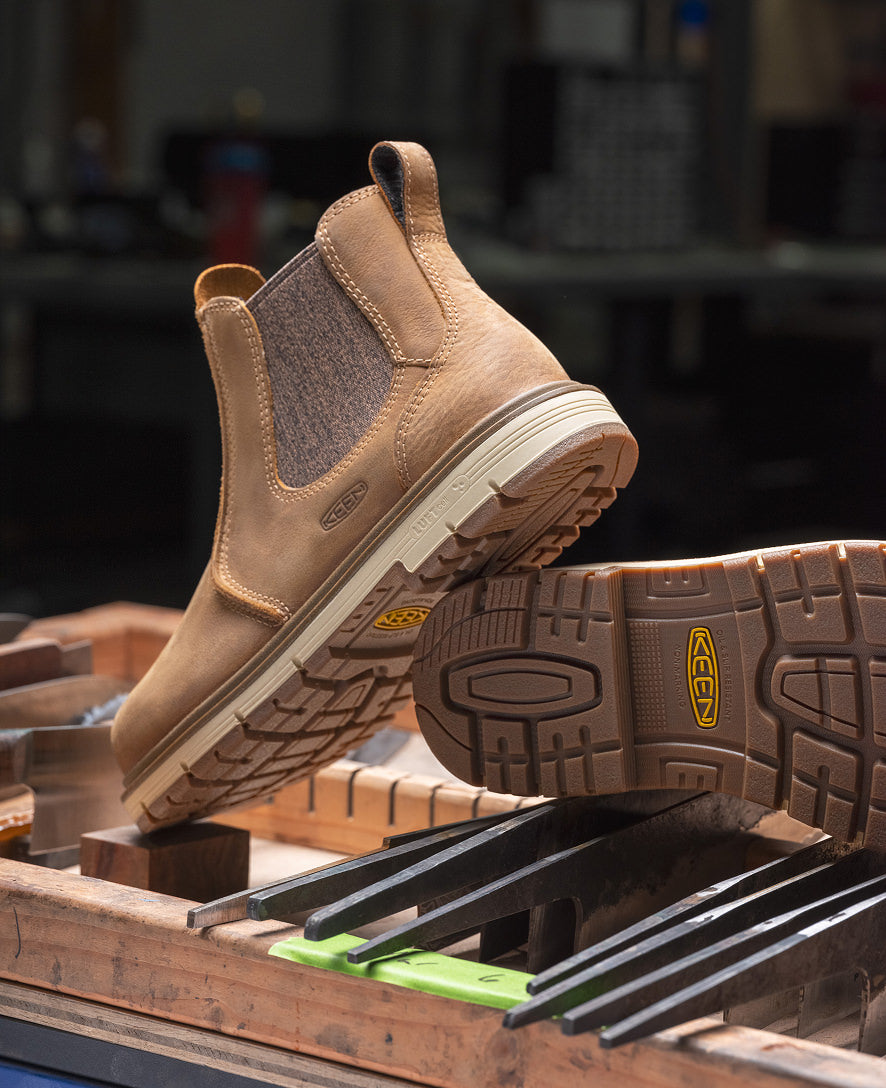 Women's San Jose Chelsea 90° Heel Boot (Soft Toe) Belgian/Gum - Image 9