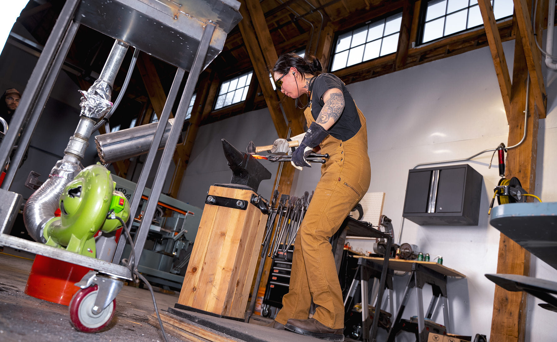 Women's San Jose Chelsea 90° Heel Boot (Aluminum Toe) Cascade Brown/Black - Image 7