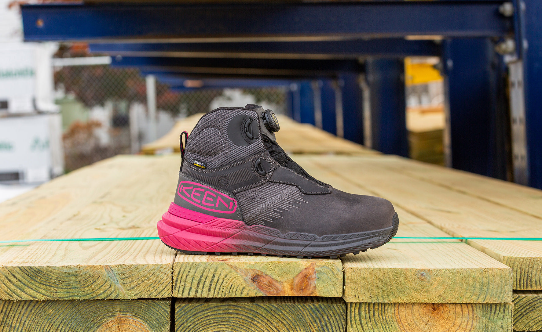 Women's Snapline RF Waterproof Boot (Carbon Toe) Magnet/Black - Image 7