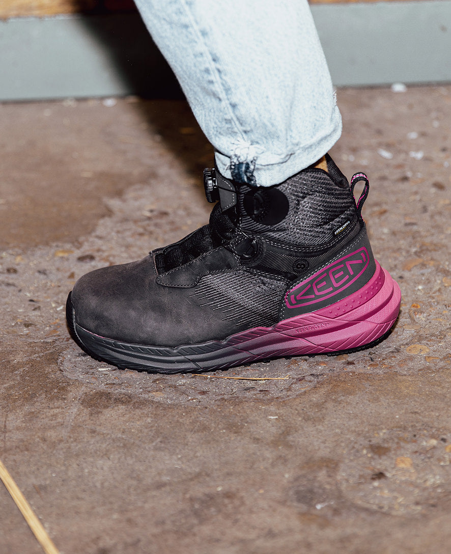 Women's Snapline RF Waterproof Boot (Carbon Toe) Magnet/Black - Image 9