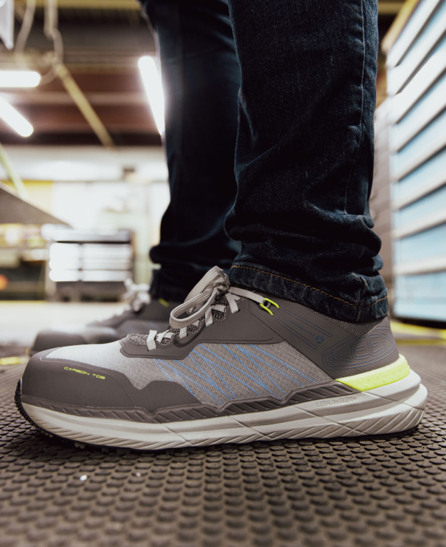 Men's Speedworks ESD Work Sneaker (Carbon Toe) Steel Grey/Vintage Indigo - Image 9