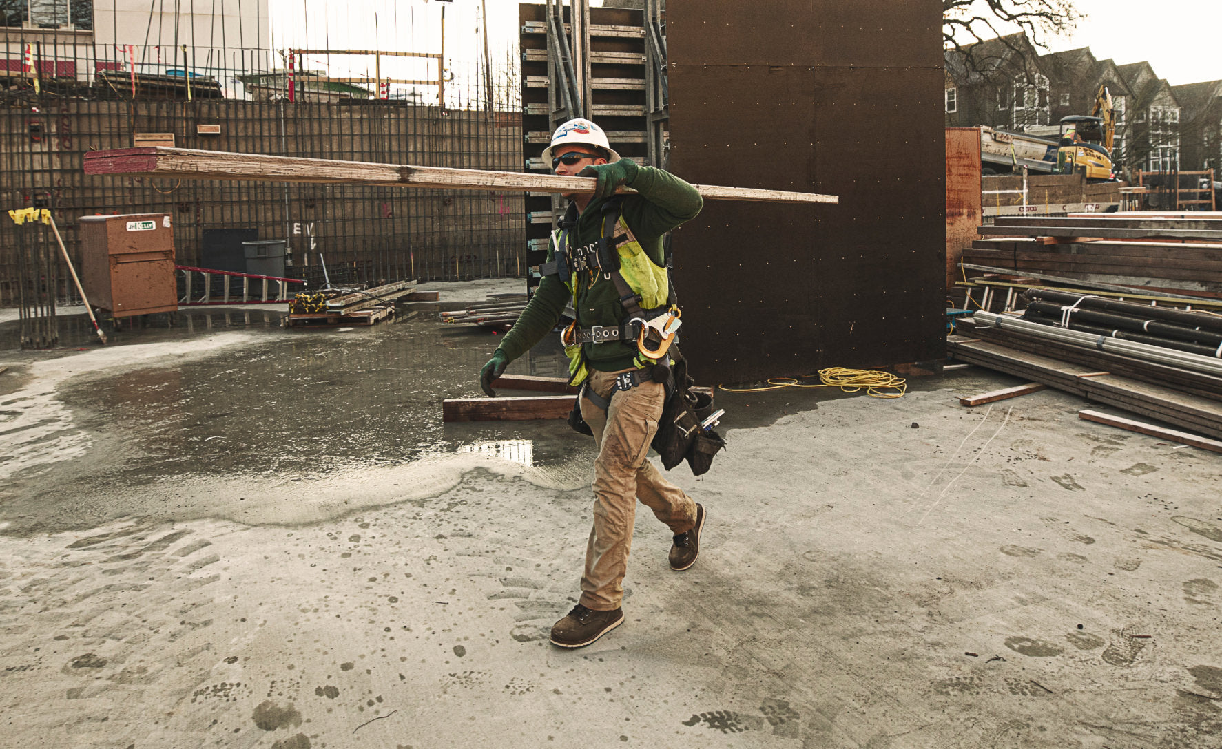 Men's San Jose 6" Waterproof Boot (Aluminum Toe) Cascade Brown/Black - Image 6