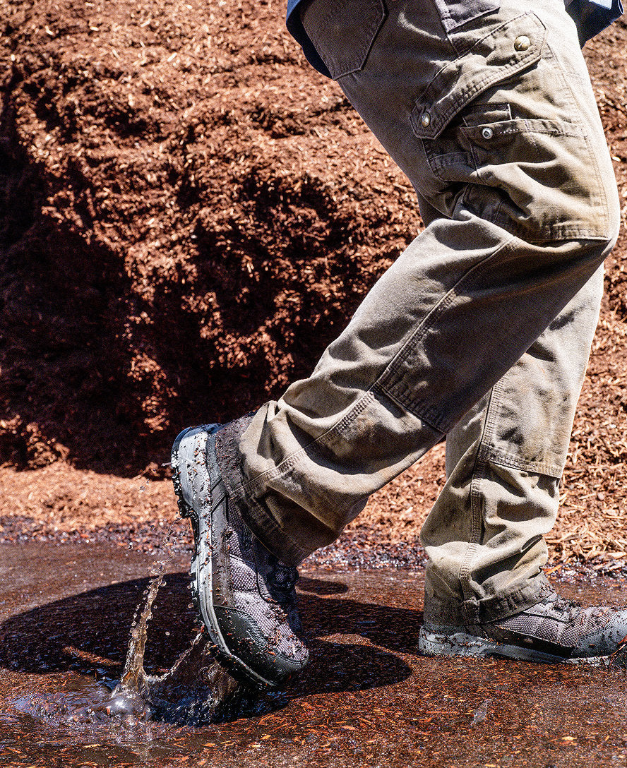 Men's Skokie Waterproof Work Boot (Carbon Toe) Magnet/Black - Image 8